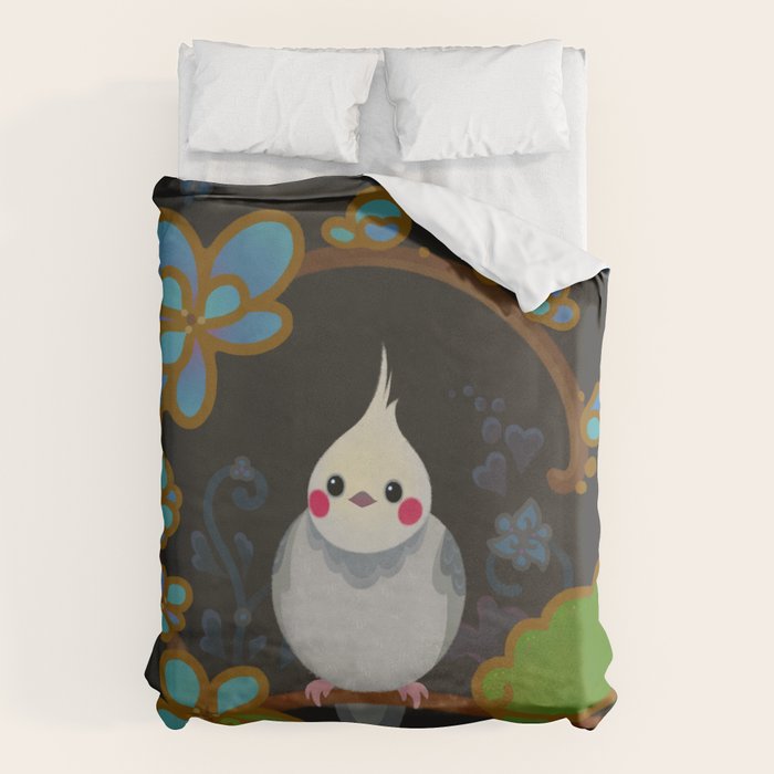 Cockatiel Duvet Cover Gallery Image 6