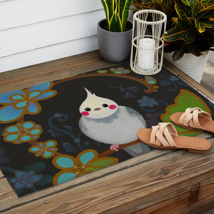 Cockatiel Outdoor Rug Gallery Image 2