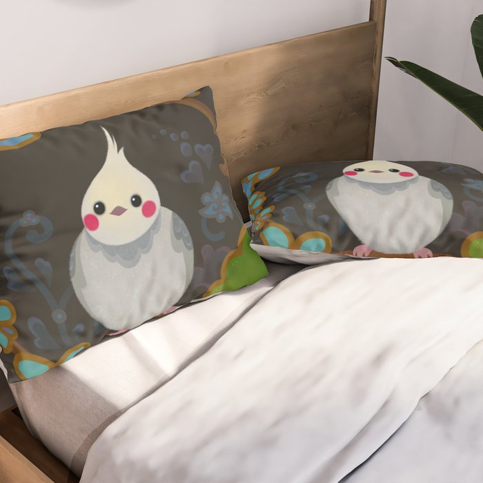 Cockatiel Pillow Sham Gallery Image 2