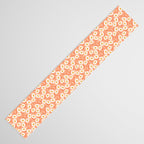 Floral Bliss Pattern - Peach Fuzz Table Runner Gallery Image 3