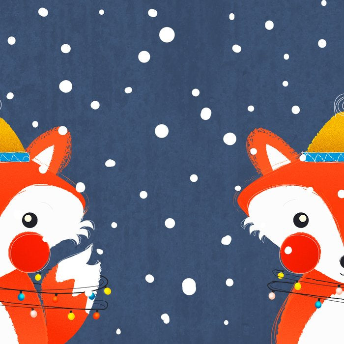 Cute christmas fox in the snow Coffee Mug Gallery Image 2