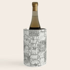 Vintage Texas Austin Travel Stamp Pattern Wine Chiller Gallery Image 1