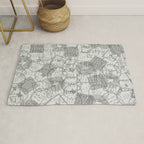 Vintage Texas Austin Travel Stamp Pattern Rug Gallery Image 1