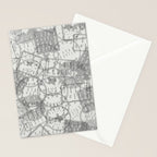 Vintage Texas Austin Travel Stamp Pattern Stationery Card Gallery Image 2