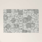 Vintage Texas Austin Travel Stamp Pattern Welcome Mat Gallery Image 1