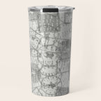 Vintage Texas Austin Travel Stamp Pattern Travel Mug Gallery Image 1
