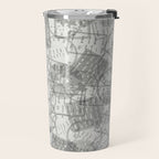Vintage Texas Austin Travel Stamp Pattern Travel Mug Gallery Image 2