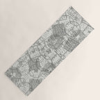 Vintage Texas Austin Travel Stamp Pattern Yoga Mat Gallery Image 1