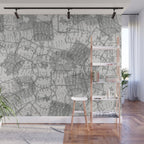 Vintage Texas Austin Travel Stamp Pattern Wall Mural Gallery Image 1