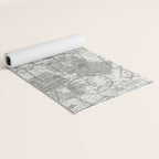 Vintage Texas Austin Travel Stamp Pattern Yoga Mat Gallery Image 2