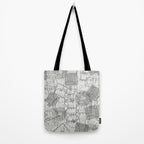 Vintage Texas Austin Travel Stamp Pattern Tote Bag Gallery Image 2
