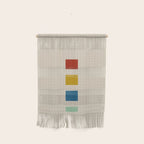 four elements II tweed and primary colors Wall Hanging Gallery Image 1