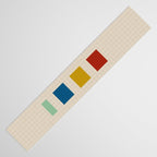 four elements II tweed and primary colors Table Runner Gallery Image 3