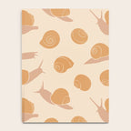 Retro Snail Pattern Notebook Gallery Image 4