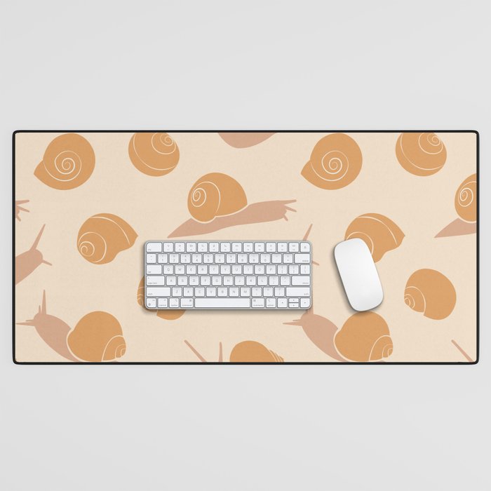 Retro Snail Pattern Desk Mat Gallery Image 1