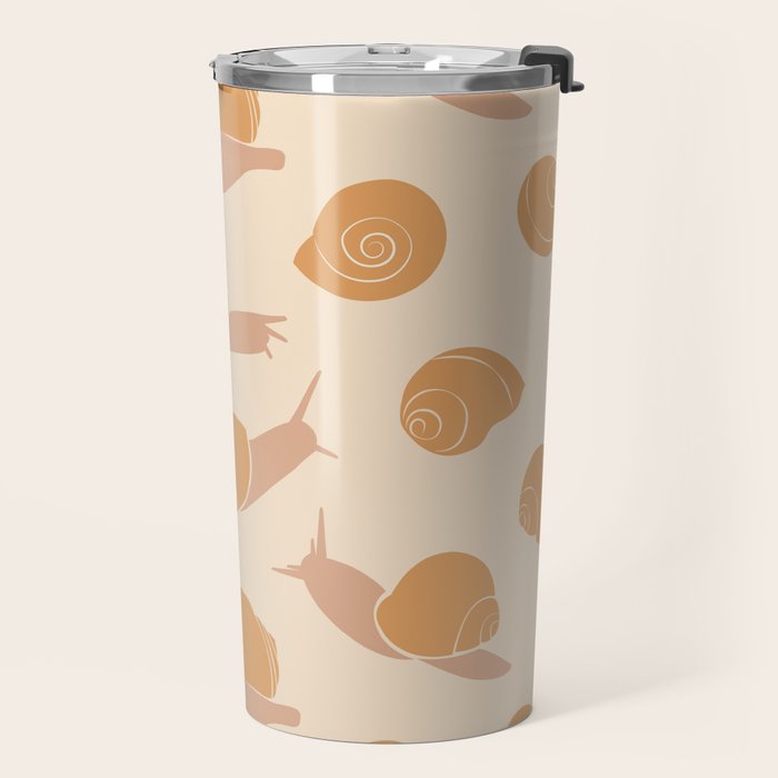 Retro Snail Pattern Travel Mug Gallery Image 2