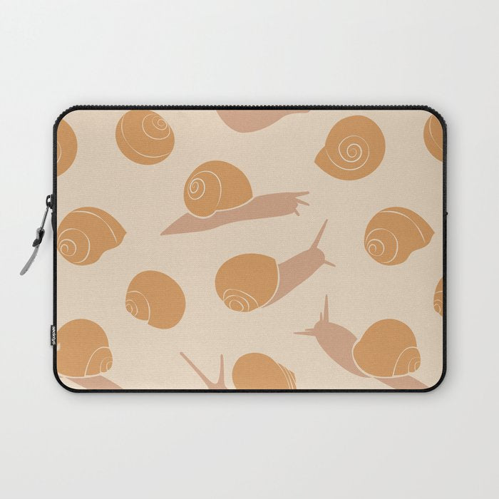 Retro Snail Pattern Laptop Sleeve Gallery Image 1