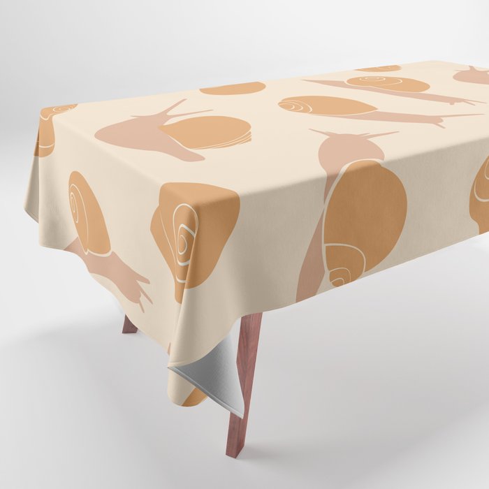 Retro Snail Pattern Tablecloth Gallery Image 1