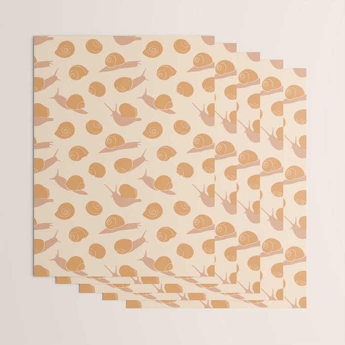 Retro Snail Pattern Wrapping Paper Gallery Image 3