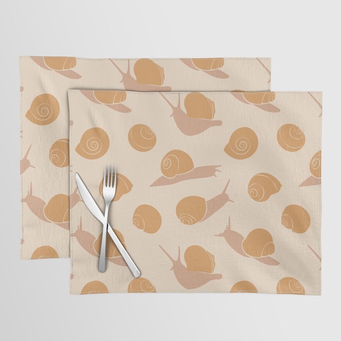 Retro Snail Pattern Placemat Gallery Image 1