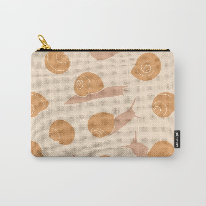 Retro Snail Pattern Carry All Pouch Gallery Image 1