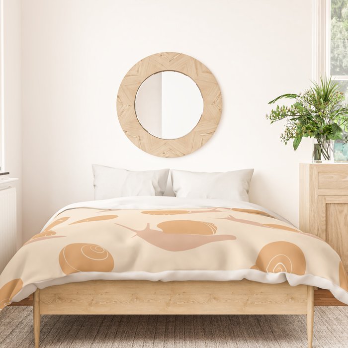Retro Snail Pattern Duvet Cover Gallery Image 3