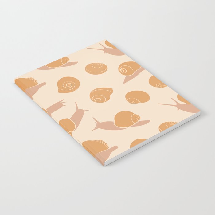 Retro Snail Pattern Notebook Gallery Image 1