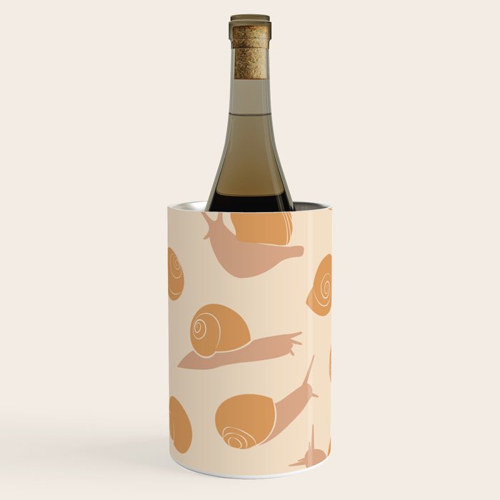 Retro Snail Pattern Wine Chiller Gallery Image 1
