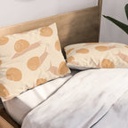 Retro Snail Pattern Pillow Sham Gallery Image 2