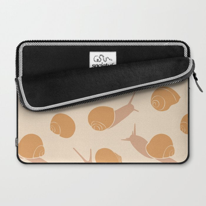 Retro Snail Pattern Laptop Sleeve Gallery Image 2
