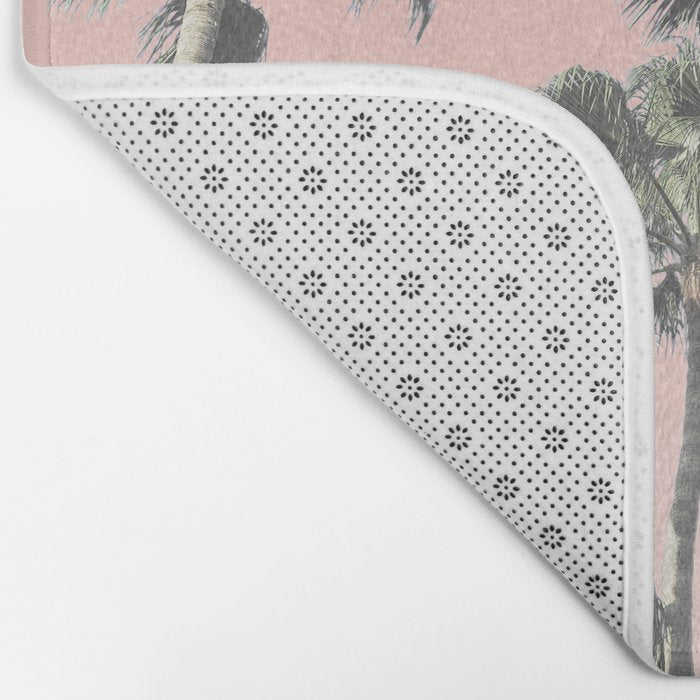 Blush Palms Bath Mat Gallery Image 2