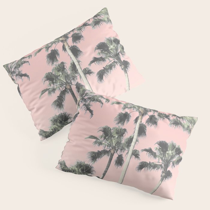 Blush Palms Pillow Sham Gallery Image 3