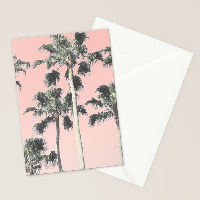 Blush Palms Stationery Card Gallery Image 2