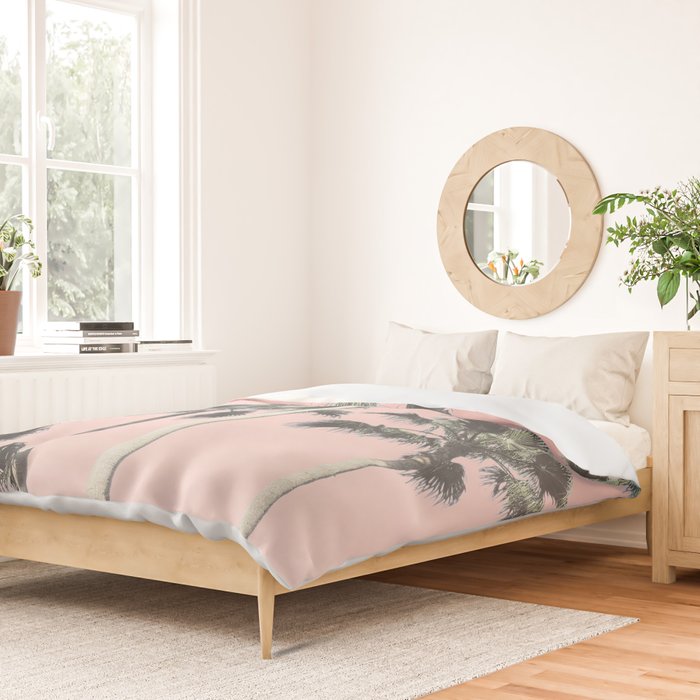 Blush Palms Duvet Cover Gallery Image 2