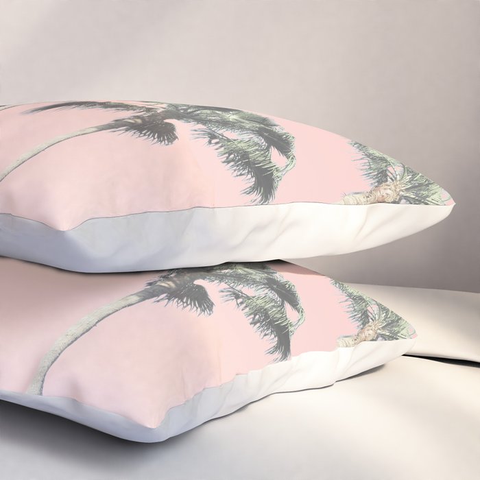 Blush Palms Pillow Sham Gallery Image 3
