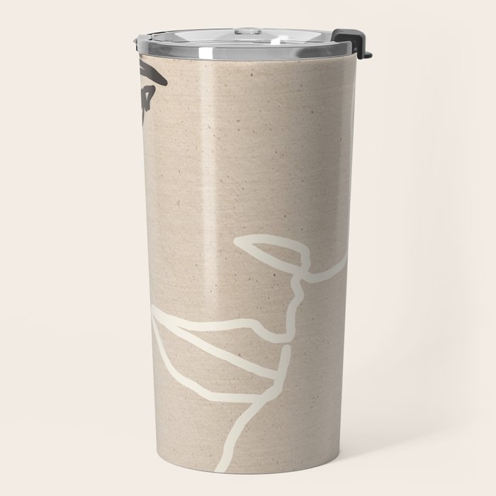 Abstract Face 16 Travel Mug Gallery Image 2