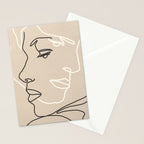 Abstract Face 16 Stationery Card Gallery Image 2