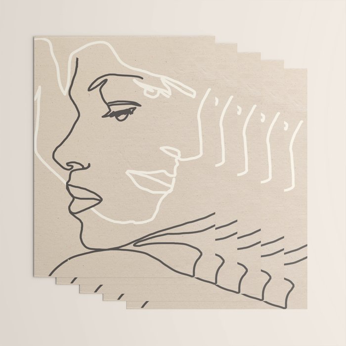 Abstract Face 16 Wrapping Paper Gallery Image 3