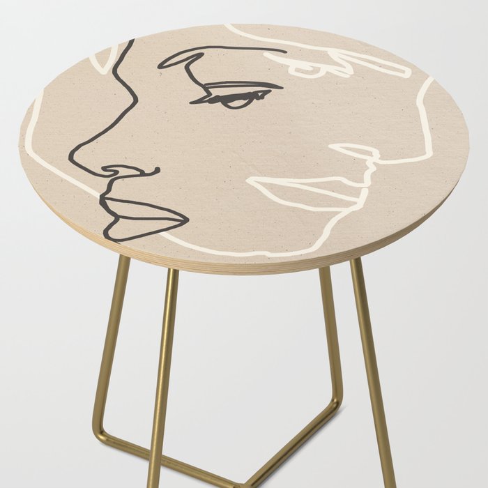 Abstract Face 16 Side Table Gallery Image 2