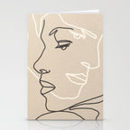 Abstract Face 16 Stationery Card Gallery Image 2