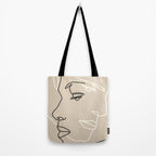 Abstract Face 16 Tote Bag Gallery Image 2