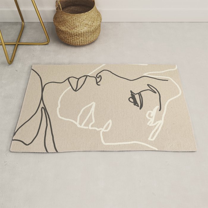 Abstract Face 16 Rug Gallery Image 1