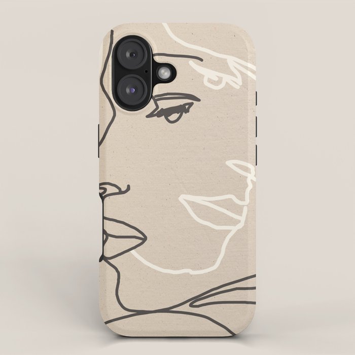 Abstract Face 16 iPhone Case Gallery Image 1