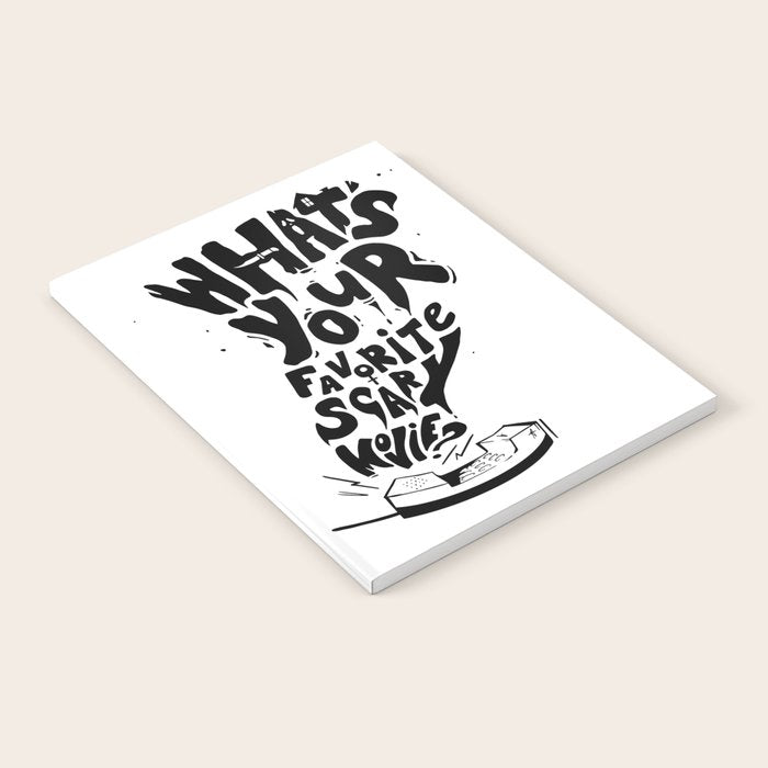 What's Your Favorite Scary Movie? Notebook Gallery Image 1