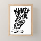 What's Your Favorite Scary Movie? Mini Art Print Gallery Image 1