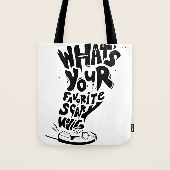 What's Your Favorite Scary Movie? Tote Bag Gallery Image 1
