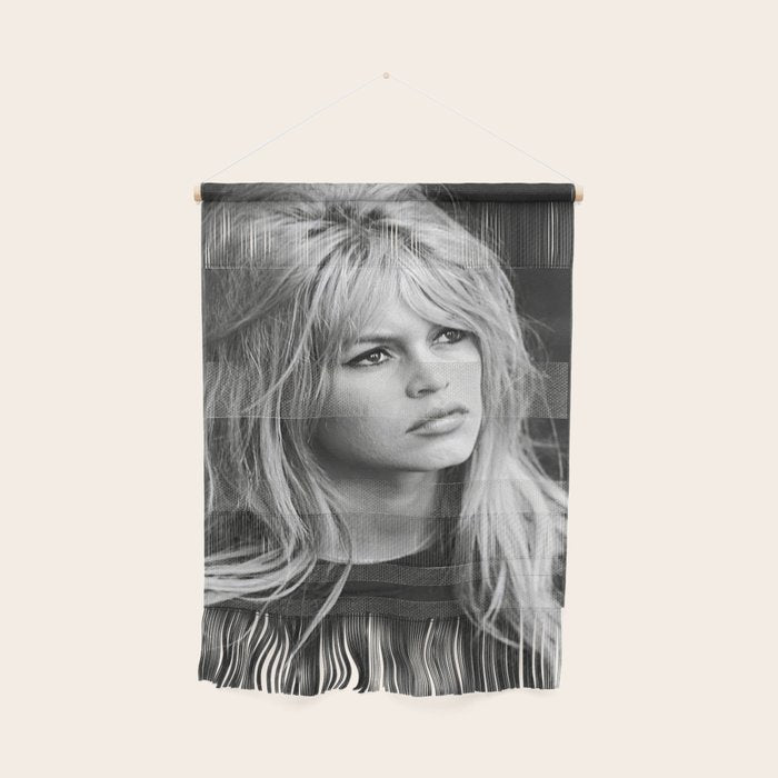 Brigitte Bardot Retro Vintage Art Wall Hanging Gallery Image 1