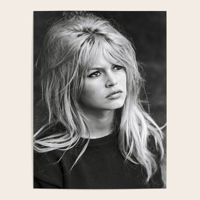 Brigitte Bardot Retro Vintage Art Poster Gallery Image 4