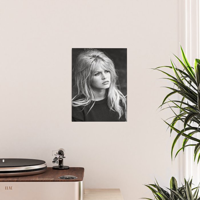 Brigitte Bardot Retro Vintage Art Poster Gallery Image 2