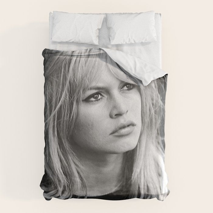 Brigitte Bardot Retro Vintage Art Duvet Cover Gallery Image 1